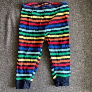 Rainbow leggings organic and soft. So sweet!